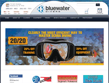 Tablet Screenshot of bluewaterokc.com